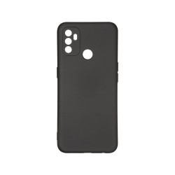 Capa de Silicone com Moldura de Câmera para Oppo A53 Preto Capa de Silicone com Moldura de Câmera para Oppo A53 Preto